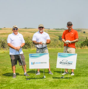 Liquidmetal golf team at the ND CoalPac Golf Tournament